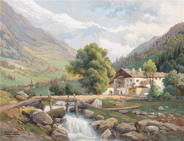 Paysage de Flieher Karl