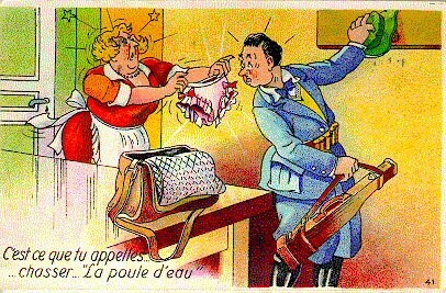 Carte humour de chasseur