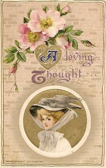  Carte ancienne - Saint Valentin 