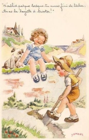 Carte enfant - Humour de Janser