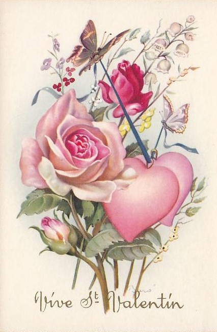  Carte ancienne - Saint Valentin 