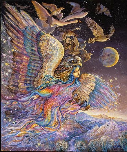 Peinture féerique de Josephine Wall