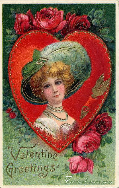 Carte ancienne de St Valentin