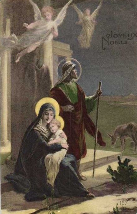 Carte ancienne de Noël 