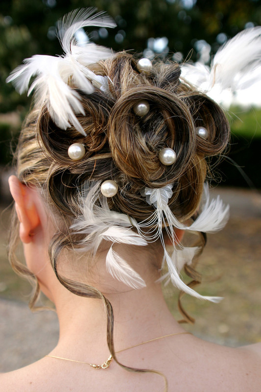 Coiffe et coiffure de mariée