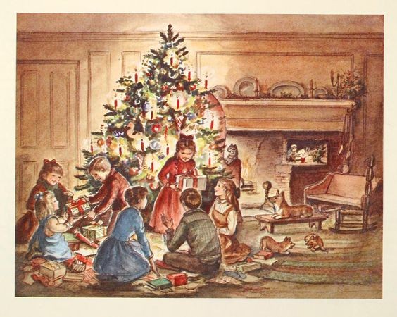 Mignonnes illustrations de Noël