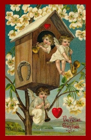 Carte ancienne de St Valentin