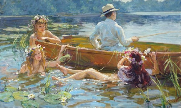 Peinture de Vladimir Gusev.