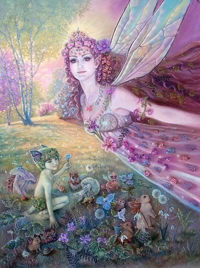 Peinture féerique de Josephine Wall