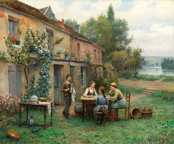 Peintre - Daniel Ridgway Knight