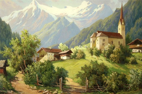 Paysage de Flieher Karl