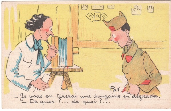 Carte humour militaire