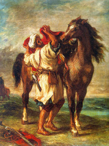 Peintre célèbre -Eugéne Delacroix