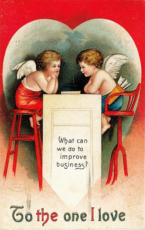 Cartes anciennes  de Saint Valentin