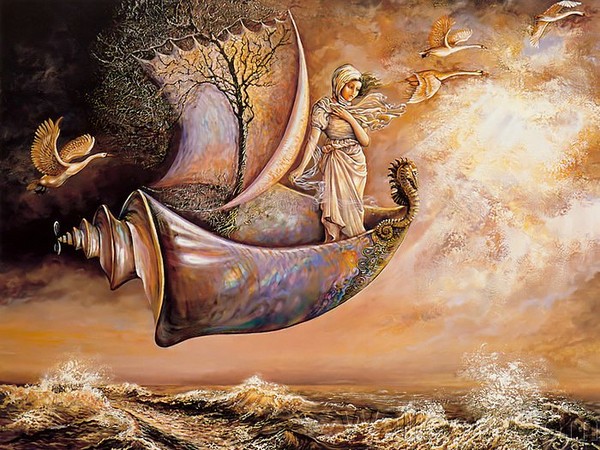 Peinture féerique de Josephine Wall