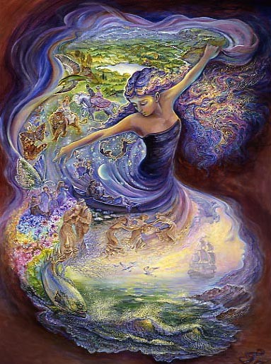 Peinture féérique de Josephine Wall