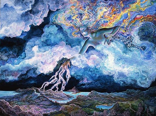 Peinture féerique de Josephine Wall