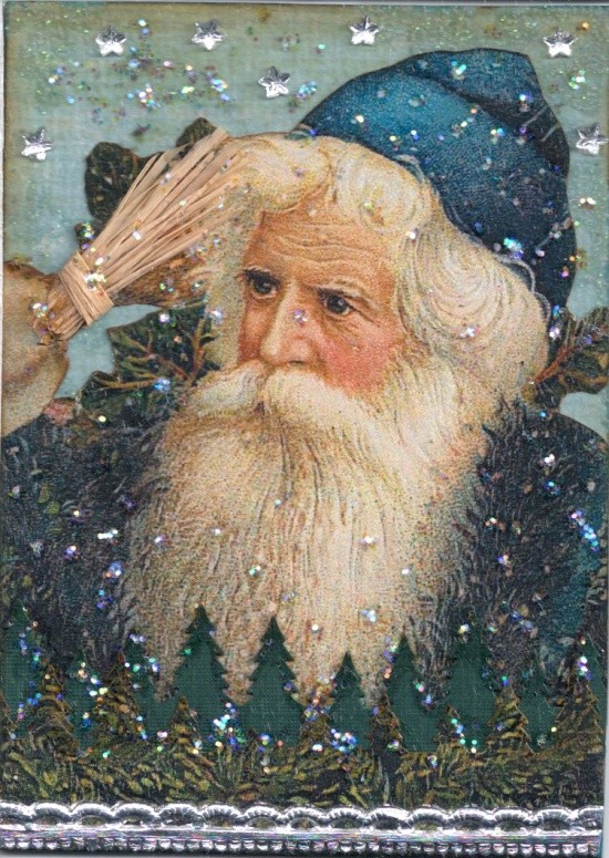 Carte ancienne de Noel