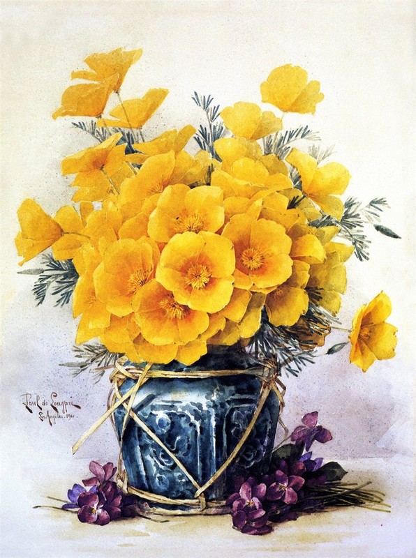 Fleurs de Paul de Longpré