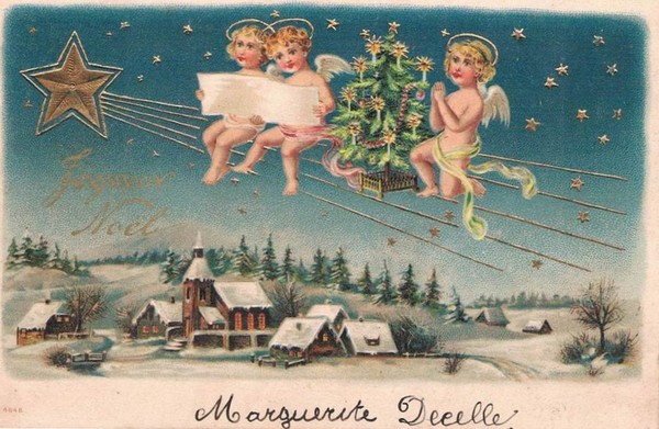 Carte ancienne de Noël 