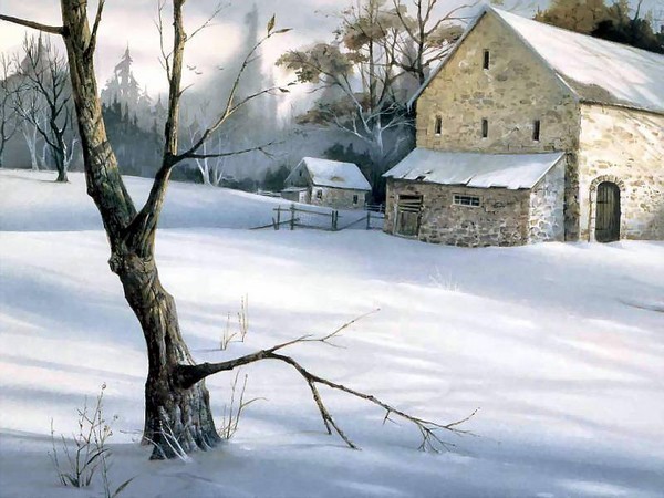 Paysage de neige