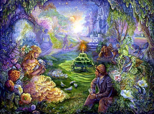 Peinture féerique de Josephine Wall