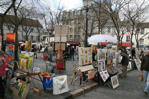 Paris- La place du Tertre 