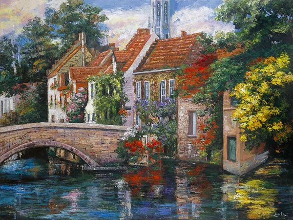 Paysage en peinture