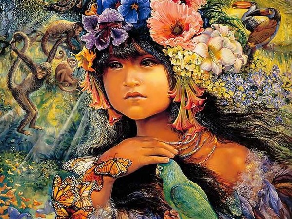 Peinture féerique de Josephine Wall