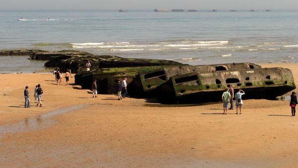 Plage de Normandie(Calvados)