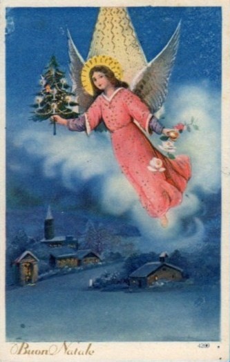 Carte ancienne de Noël 