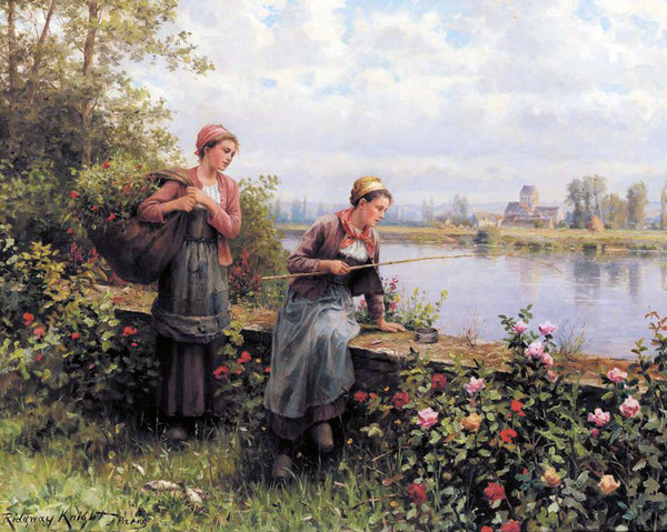 Peintre - Daniel Ridgway Knight