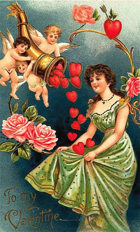 Cartes anciennes  de Saint Valentin