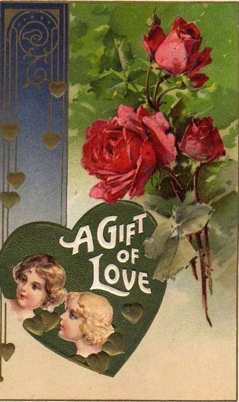 Carte ancienne - Saint Valentin 