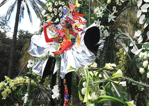 Carnaval de Nice - La bataille de fleurs