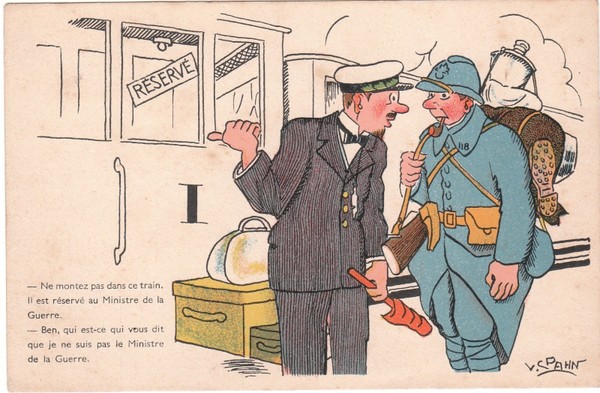 Carte humour militaire