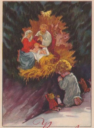 Carte ancienne de Noël