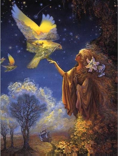 Peinture féérique de Josephine Wall