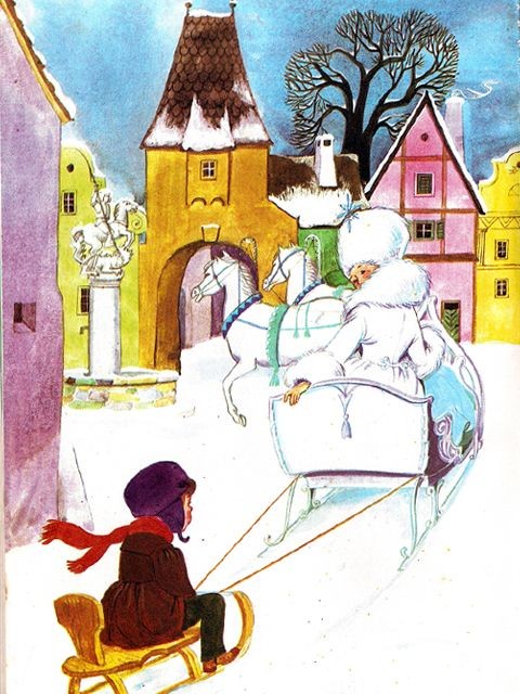 Illustration - Conte de Hans Christian Andersen