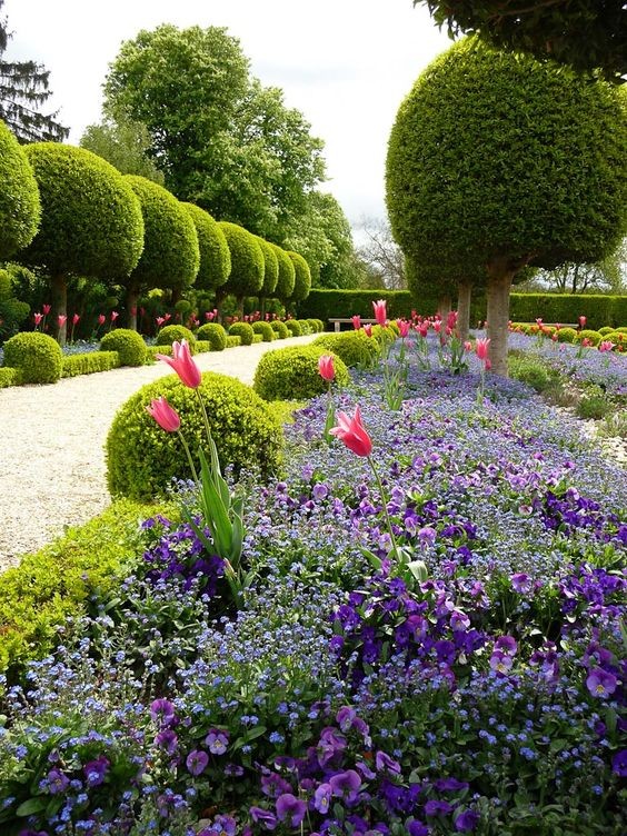 Parc et jardin fleuris