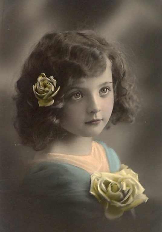 Carte  victorienne enfant