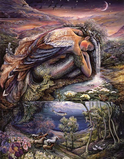 Peinture féérique de Josephine Wall