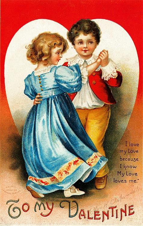 Cartes anciennes  de Saint Valentin