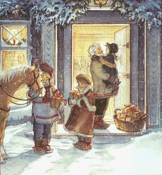 Belle illustration de Noël