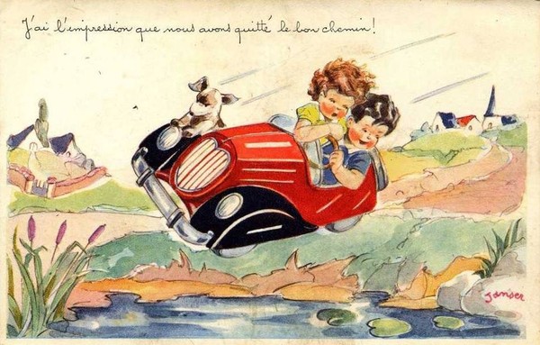 Carte enfant - Humour de Janser