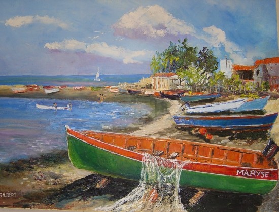 Peinture (Mer et bateaux)