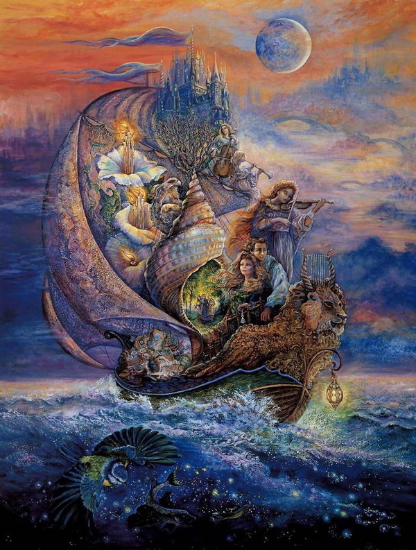 Peinture féérique de Josephine Wall