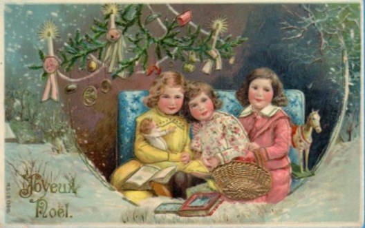 Carte ancienne de Noël 