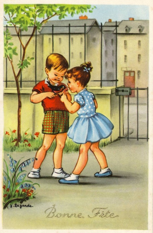 Carte enfant "bonne fête"