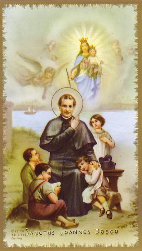 Images pieuses (Saint Jean Bosco )